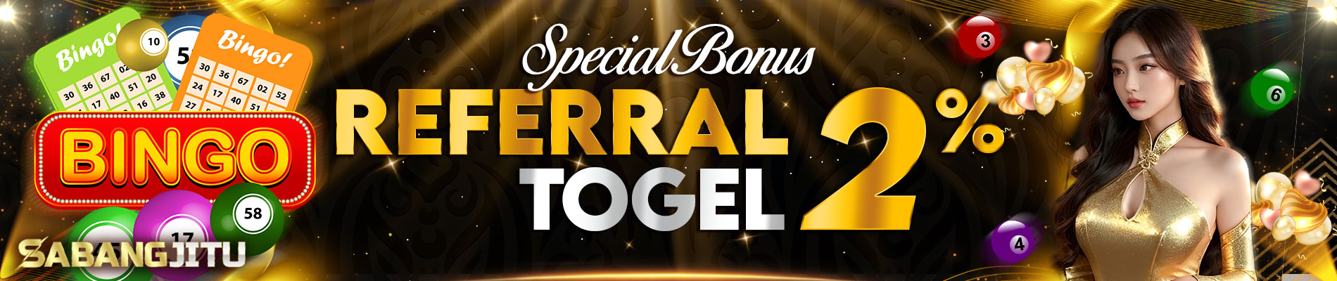 SABANGJITU - Bonus Referral Togel 2%